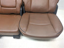 2009 - 2018 Dodge Ram Rear Seat, Brown Leather Laramie Longhorn, Crew Cab #1492 | Picture # 16 | OEM Seats