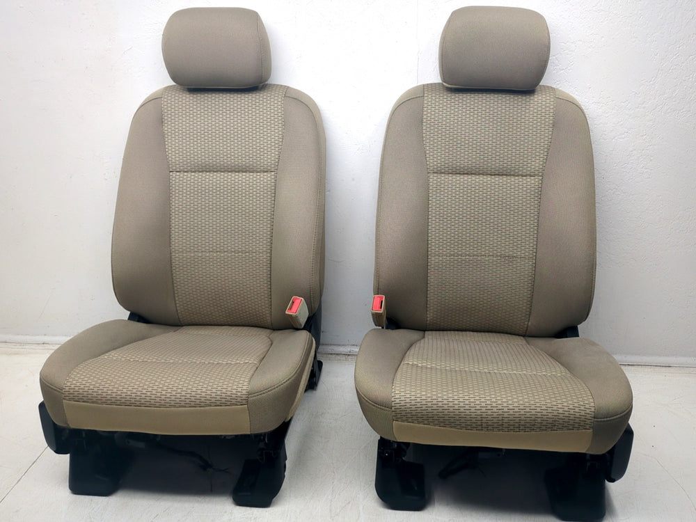 2015 - 2023 Ford F150 & Super Duty Cloth Seats, Manual, Camel Tan #1491 | Picture # 3 | OEM Seats