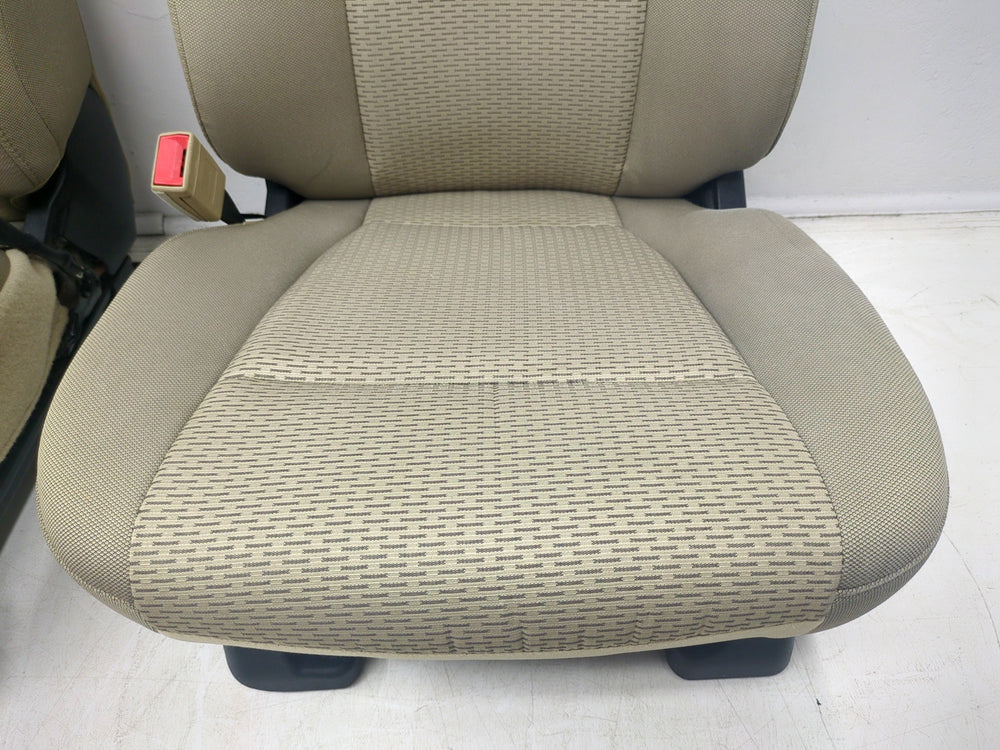 2015 - 2023 Ford F150 & Super Duty Cloth Seats, Manual, Camel Tan #1491 | Picture # 7 | OEM Seats