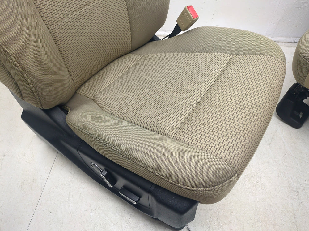 2015 - 2023 Ford F150 & Super Duty Cloth Seats, Manual, Camel Tan #1491 | Picture # 8 | OEM Seats