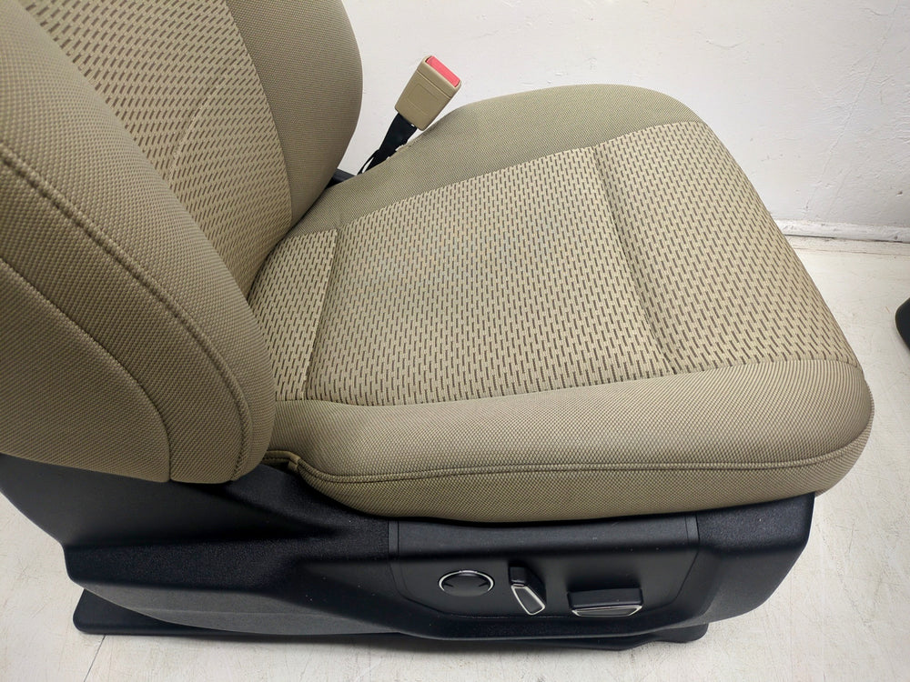 2015 - 2023 Ford F150 & Super Duty Cloth Seats, Manual, Camel Tan #1491 | Picture # 10 | OEM Seats