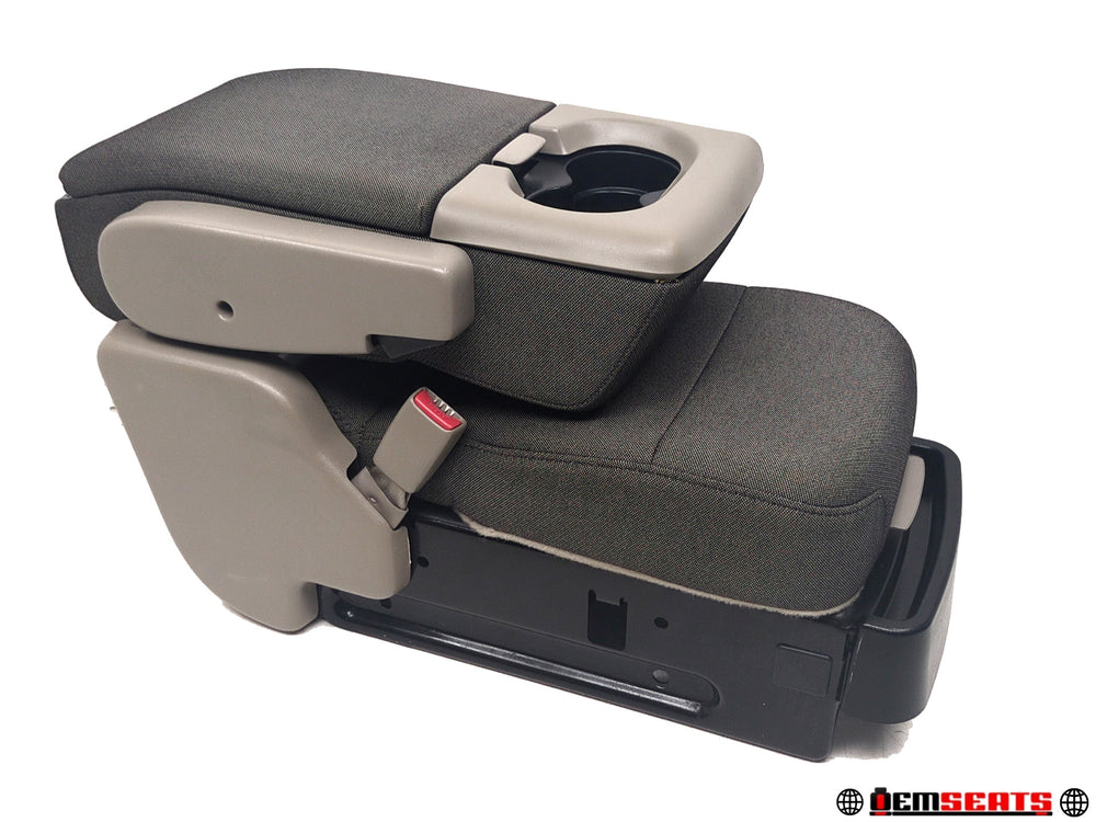 2009 - 2014 Ford F150 Center Jump Seat, Stone Gray #1490 | Picture # 1 | OEM Seats