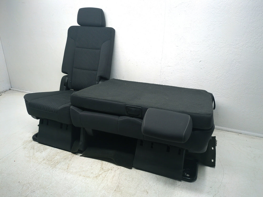 2015 - 2020 Chevy Suburban Yukon XL 2nd Row Bench Seat, Black Cloth #1485 | Picture # 9 | OEM Seats