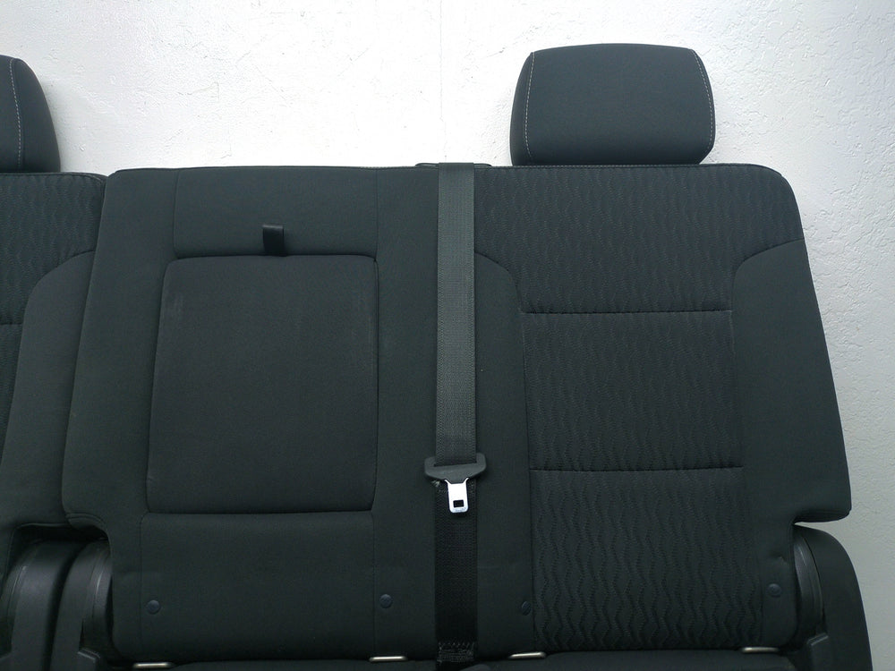 2015 - 2020 Chevy Suburban Yukon XL 2nd Row Bench Seat, Black Cloth #1485 | Picture # 7 | OEM Seats
