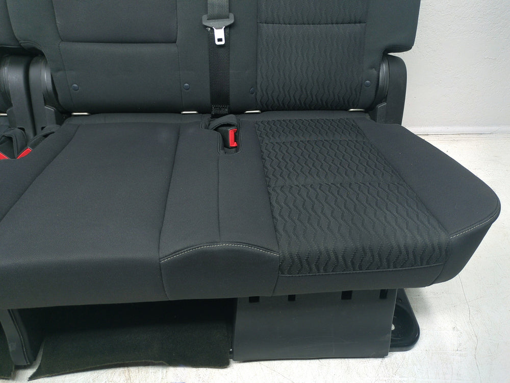 2015 - 2020 Chevy Suburban Yukon XL 2nd Row Bench Seat, Black Cloth #1485 | Picture # 5 | OEM Seats