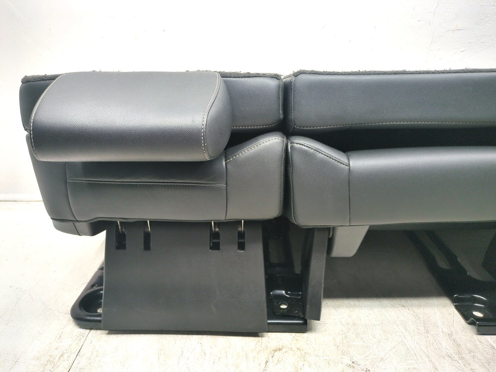 2015 - 2020 Chevy Suburban Yukon XL 2nd Row Bench Seat, Black Leather #1487 | Picture # 13 | OEM Seats