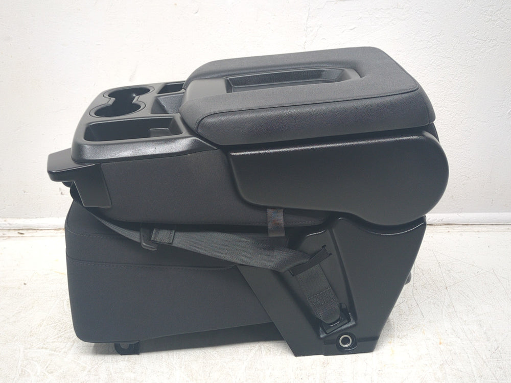 2019 - 2024 Chevy Silverado Sierra Jump Seat, Black Cloth w/ Top Storage #1468 | Picture # 4 | OEM Seats