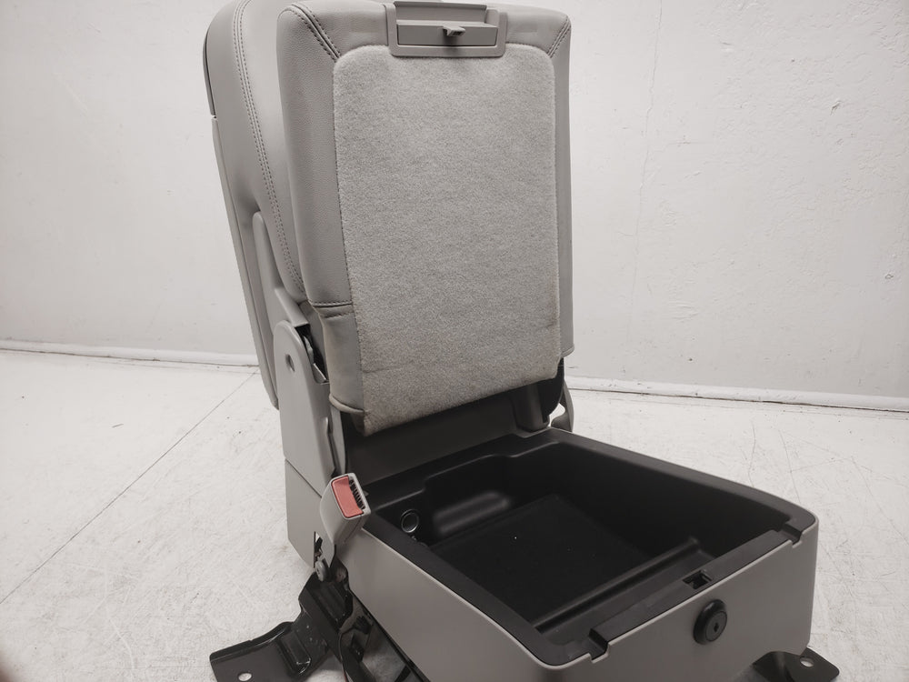 2007 - 2013 Sierra Silverado Jump Seat Console, Gray Leather, w/ Storage #1464 | Picture # 14 | OEM Seats
