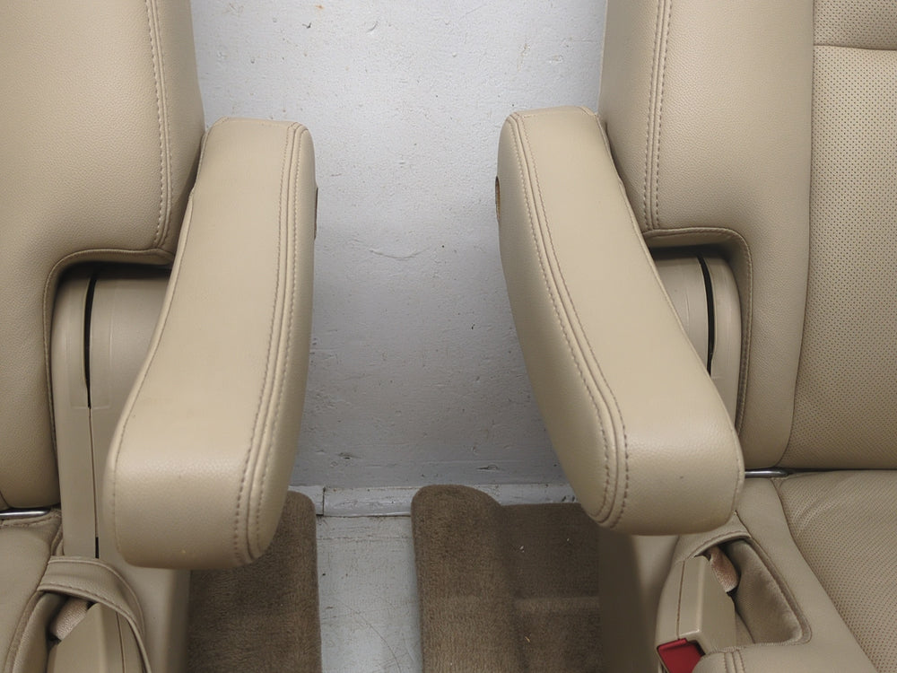 2007 - 2014 Chevy Suburban Yukon XL Rear Bucket Seats, Tan Leather, #1826 | Picture # 11 | OEM Seats