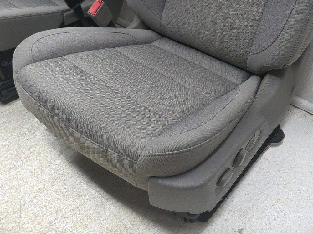 2019 - 2024 GMC Sierra Chevy Silverado Front Seats, Gideon Cloth, Powered #1815 | Picture # 10 | OEM Seats