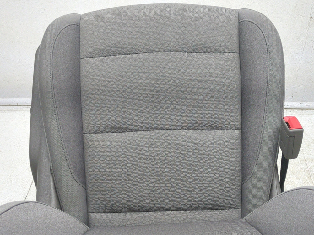 2019 - 2024 GMC Sierra Chevy Silverado Front Seats, Gideon Cloth, Powered #1815 | Picture # 13 | OEM Seats
