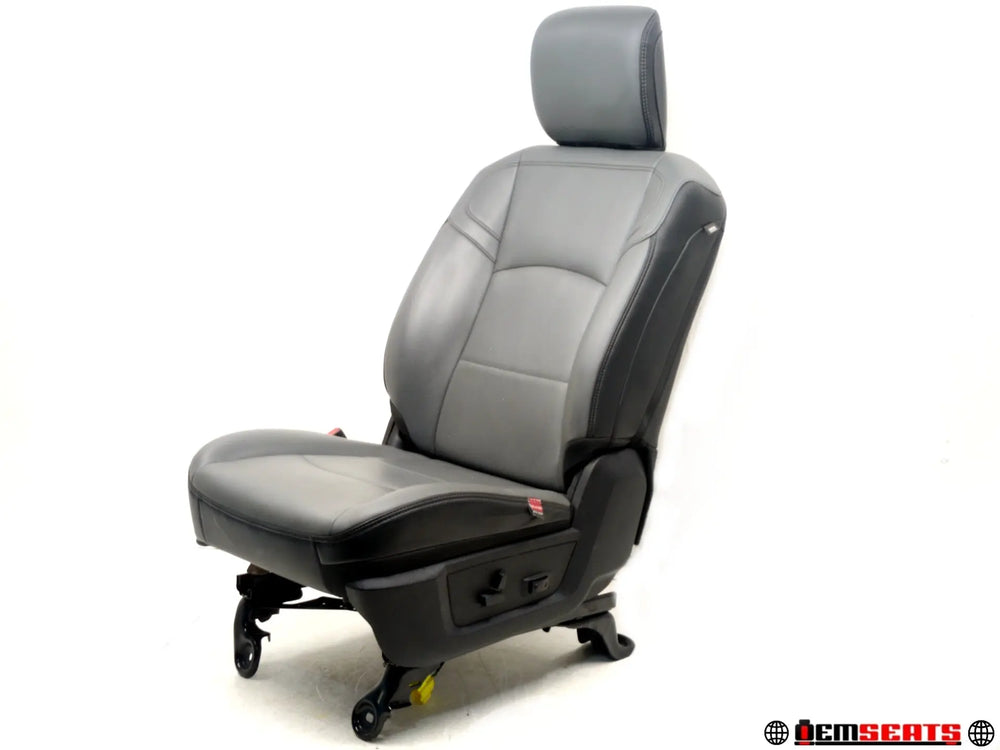 Driver Side Seat Cover Set For 2009-2012 Dodge Ram 1500/2500/3500 – Cloth Gray, Bottom & Back