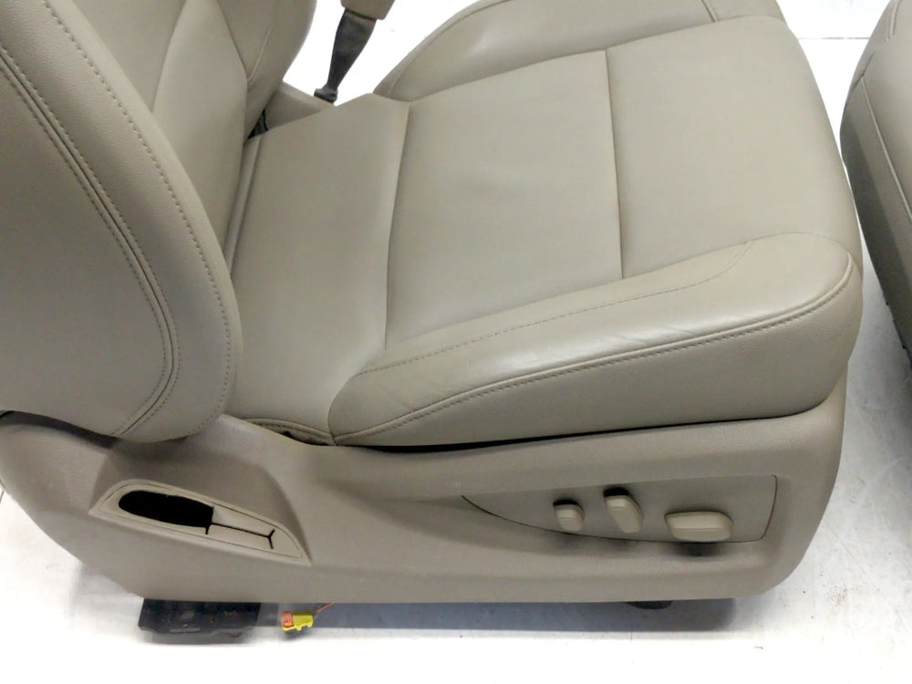 Texan Auto Tan Leather Replacement Seat Cover For Chevy Silverado / Suburban 2014-2019 - LTZ Style