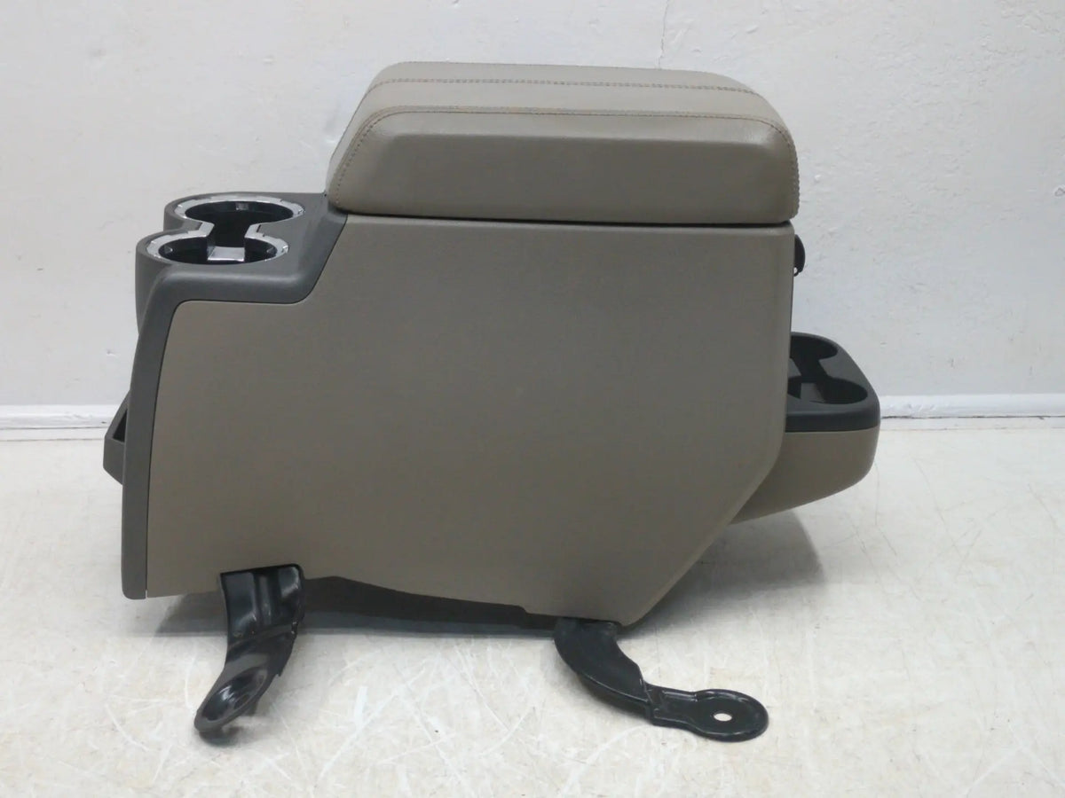 Stone Gray Center Console Lid Cover For 2008-2010 Ford F250 & F350 Lariat – Direct Fit Replacement