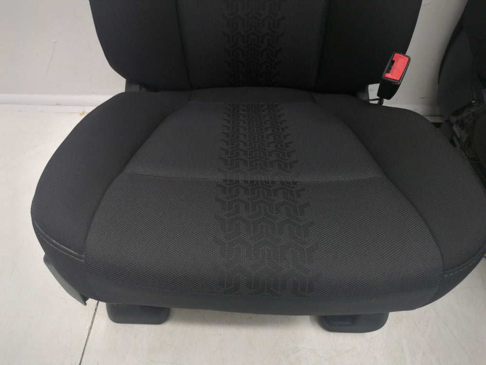 2015 - 2023 Ford F150 & Super Duty Seats, Black Cloth, XLT Powered #1760 | Picture # 6 | OEM Seats