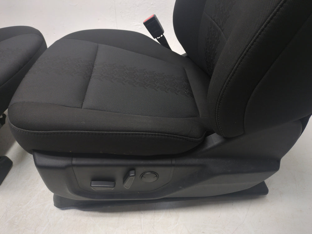 2015 - 2023 Ford F150 & Super Duty Seats, Black Cloth, XLT Powered #1760 | Picture # 11 | OEM Seats