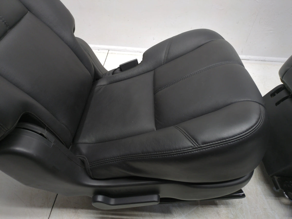 GM OEM Front Seat Back Panel – Black Leather – For Tahoe Yukon Escalade 2007-2014 (Part #20926207)