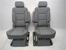 2015 - 2020 Chevy GMC Yukon XL Suburban 2nd Row Bucket Seats, Gray Leather #1761 | Picture # 25 | OEM Seats