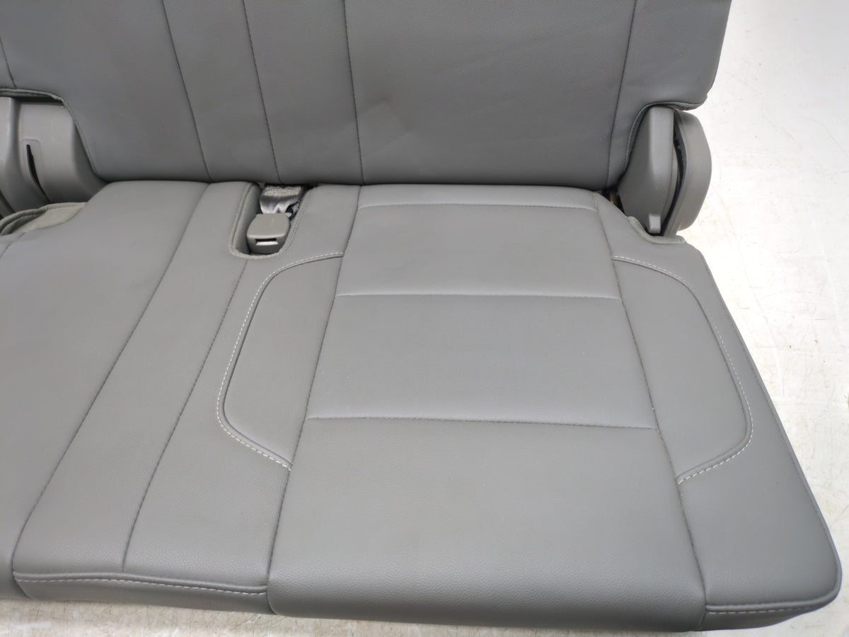 2015 2020 Chevy Tahoe Suburban 3rd Row Seat Gray Leather Manual