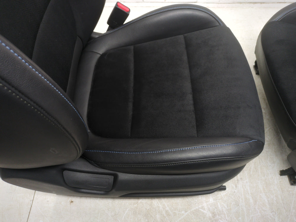 2018 - 2023 Hyundai Kona N Seats, Black Leather Blue Stitch, Front & Rear #1784 | Picture # 9 | OEM Seats