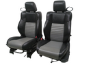 2008 - 2010 Dodge Challenger Seats, Front & Rear, Black & Gray Leather #1778 | Picture # 30 | OEM Seats