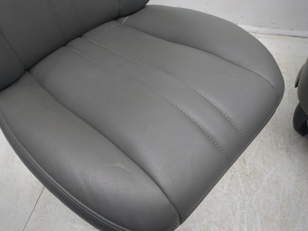 1997 - 2024 Chevy Express GMC Savana Van Seats, Gray Vinyl, Manual w/ SRS #1648 | Picture # 8 | OEM Seats