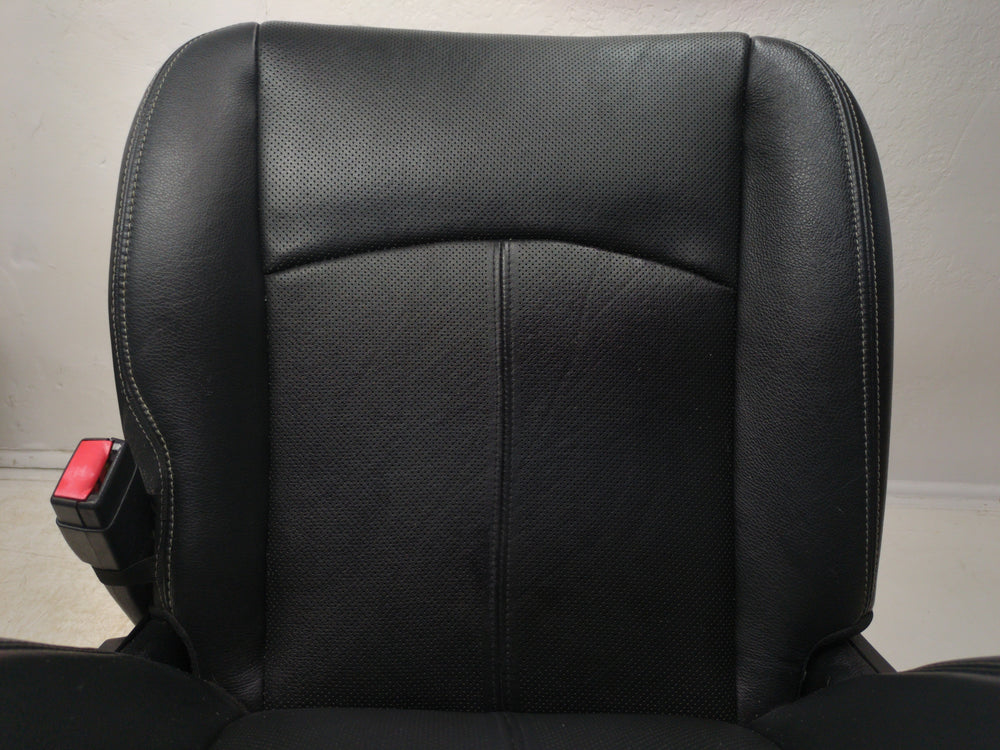 For 2009 Dodge Ram Laramie-Driver Side Bottom GENUINE Leather Seat Cover Dk Gray For 2009 Dodge Ram Laramie-Driver Side Bottom GENUINE Leather Seat Cover Dk Gray