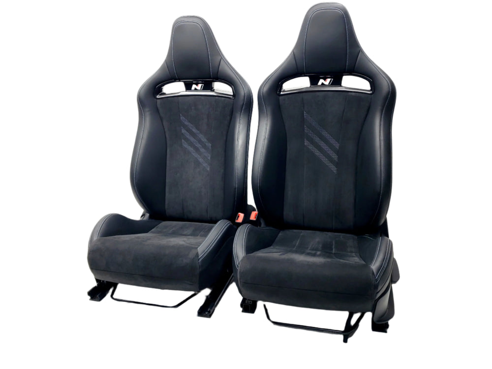 2021 2025 Hyundai Elantra N Seats, Black Leather N Light, Front