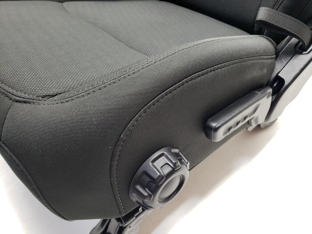 2019 - 2024 Jeep Wrangler JL Seats, 4 Door, Charcoal Black Cloth #1058 | Picture # 8 | OEM Seats