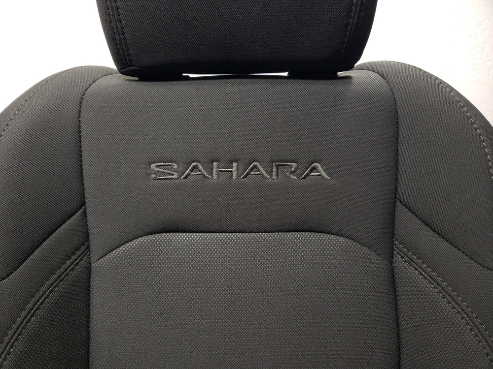 2019 - 2024 Jeep Wrangler JL Seats, 4 Door, Charcoal Black Cloth #1058 | Picture # 9 | OEM Seats