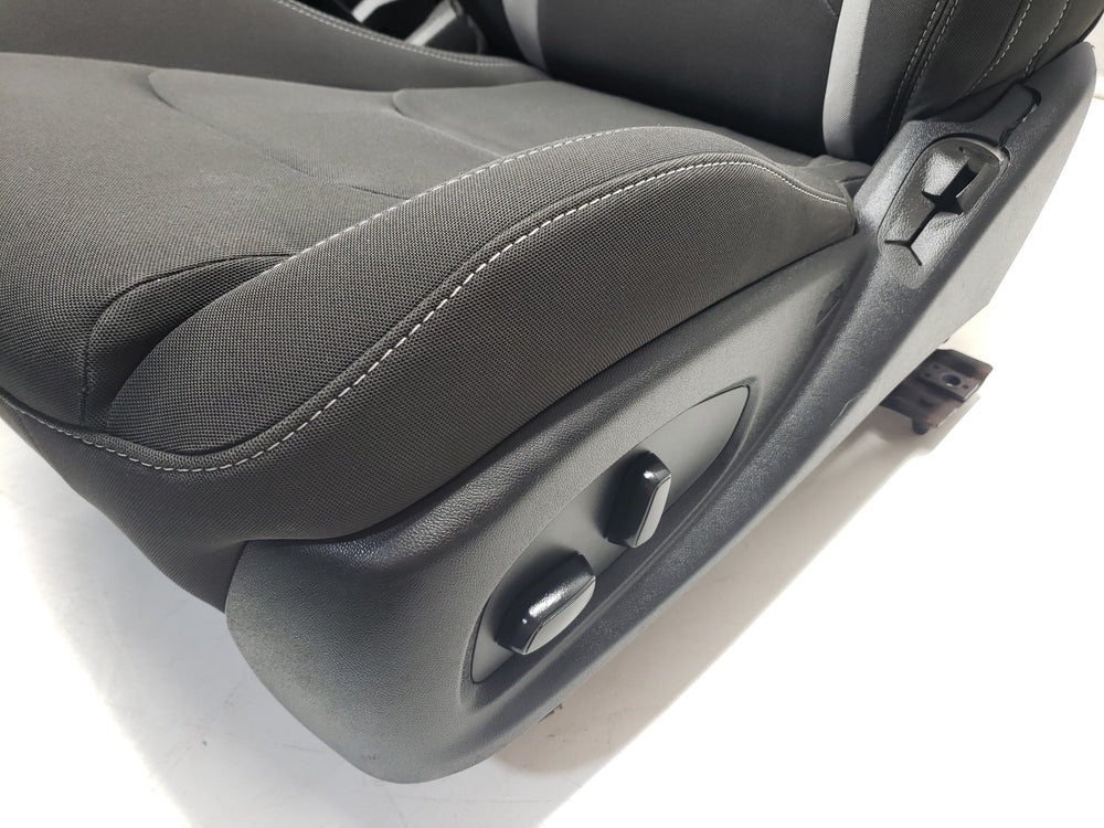 2016 - 2024 Chevy Camaro Front Seats, Black Cloth, 1LS Powered #1059 | Picture # 8 | OEM Seats