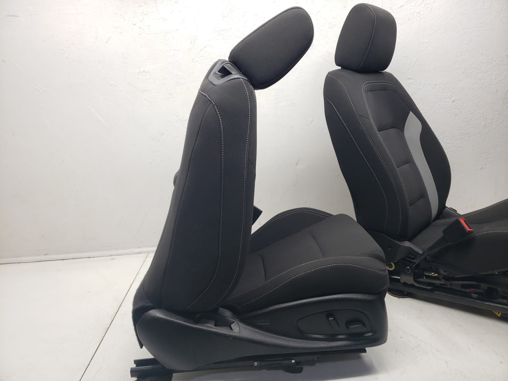 2016 - 2024 Chevy Camaro Front Seats, Black Cloth, 1LS Powered #1059 | Picture # 12 | OEM Seats