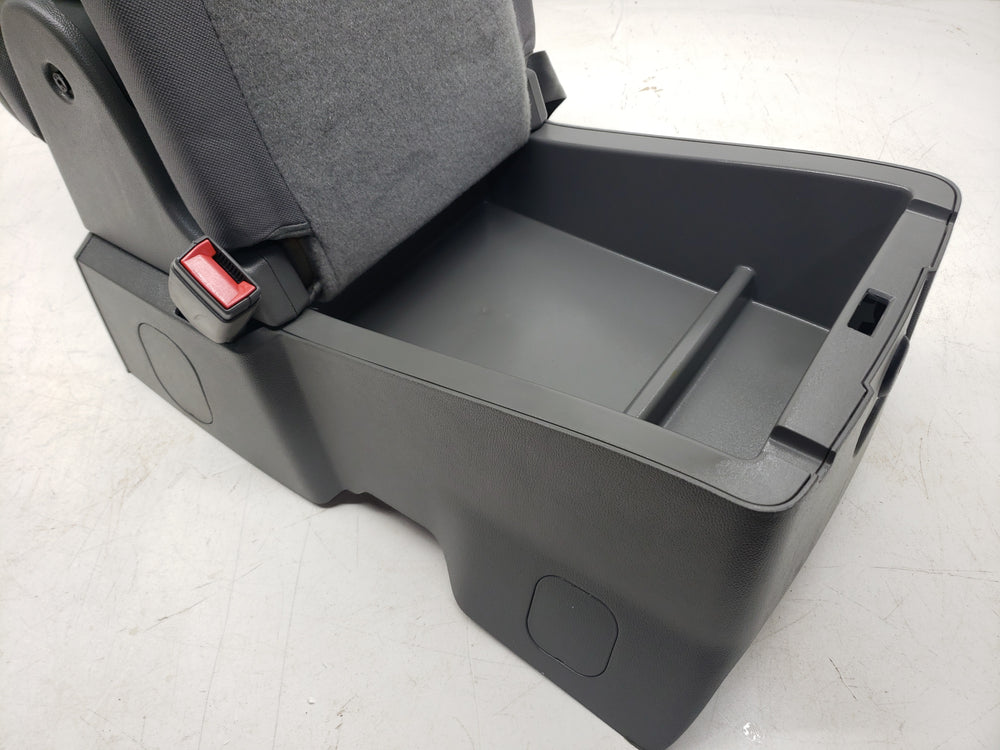 2014 - 2018 Chevy Silverado GMC Sierra Jump Seat, Gray Cloth w/ Storage #1061 | Picture # 3 | OEM Seats