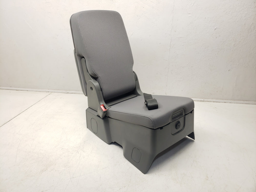 2014 - 2018 Chevy Silverado GMC Sierra Jump Seat, Gray Cloth w/ Storage #1061 | Picture # 6 | OEM Seats