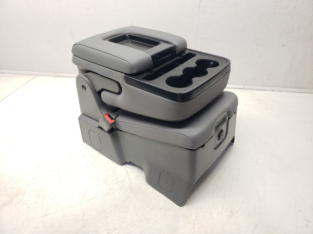 2014 - 2018 Chevy Silverado GMC Sierra Jump Seat, Gray Cloth w/ Storage #1061 | Picture # 8 | OEM Seats