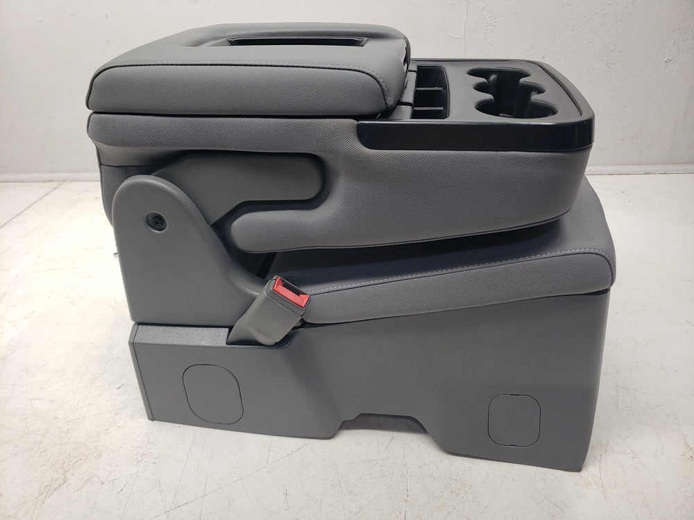 2014 - 2018 Chevy Silverado GMC Sierra Jump Seat, Gray Cloth w/ Storage #1061 | Picture # 10 | OEM Seats