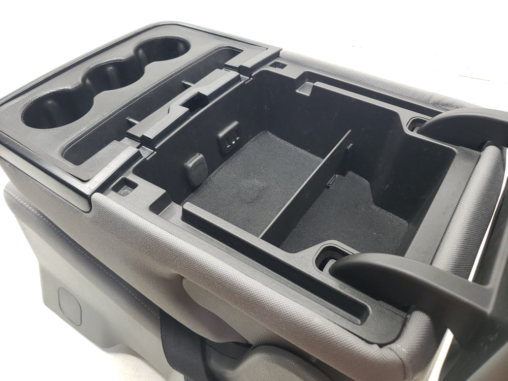 2014 - 2018 Chevy Silverado GMC Sierra Jump Seat, Gray Cloth w/ Storage #1061 | Picture # 14 | OEM Seats