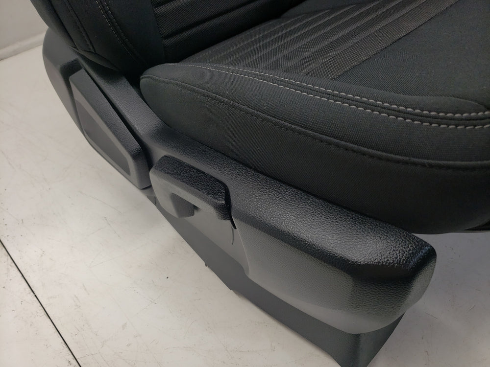 2019 - 2025 Ford Ranger Front Seats, Super Crew, Black Cloth XLT #1062 | Picture # 8 | OEM Seats