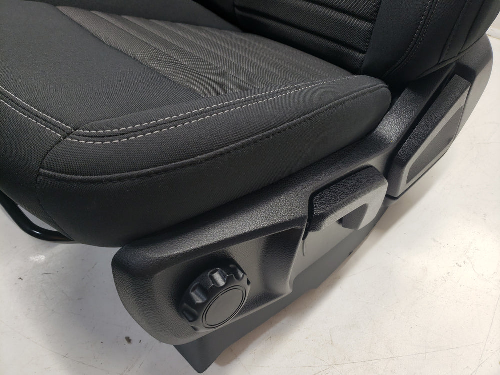 2019 - 2025 Ford Ranger Front Seats, Super Crew, Black Cloth XLT #1062 | Picture # 9 | OEM Seats
