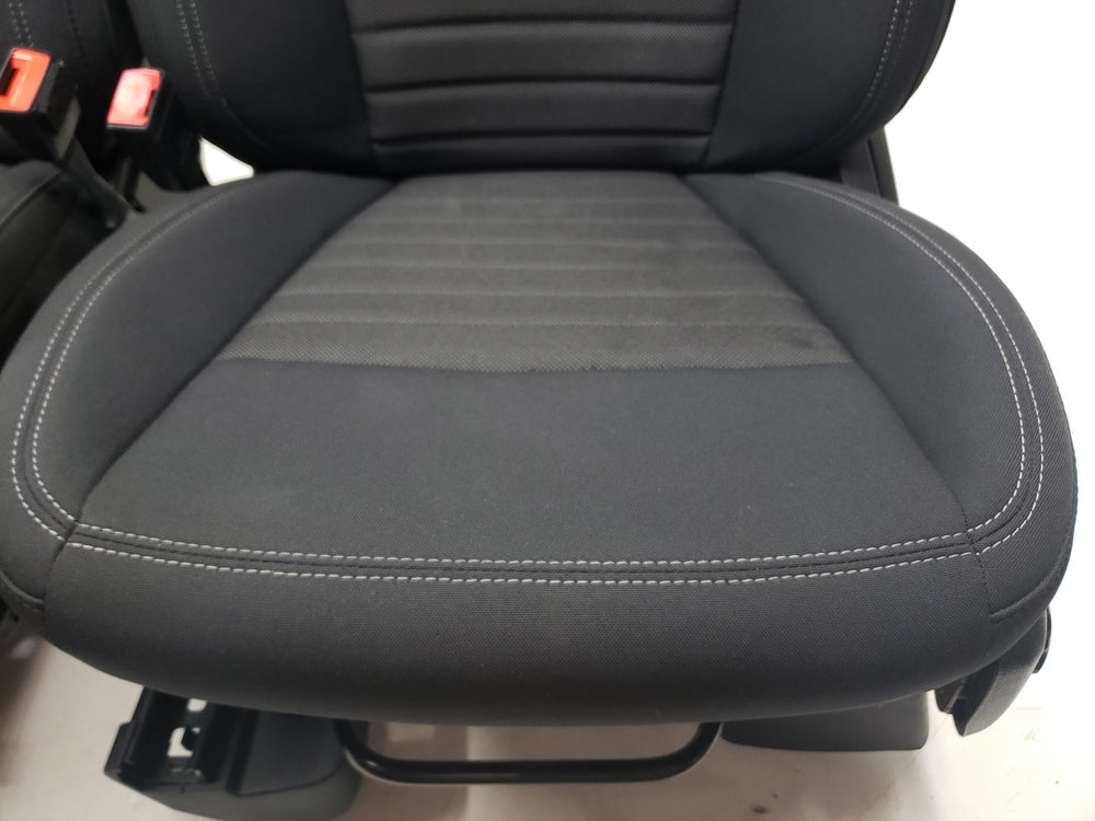 2019 - 2025 Ford Ranger Front Seats, Super Crew, Black Cloth XLT #1062 | Picture # 11 | OEM Seats