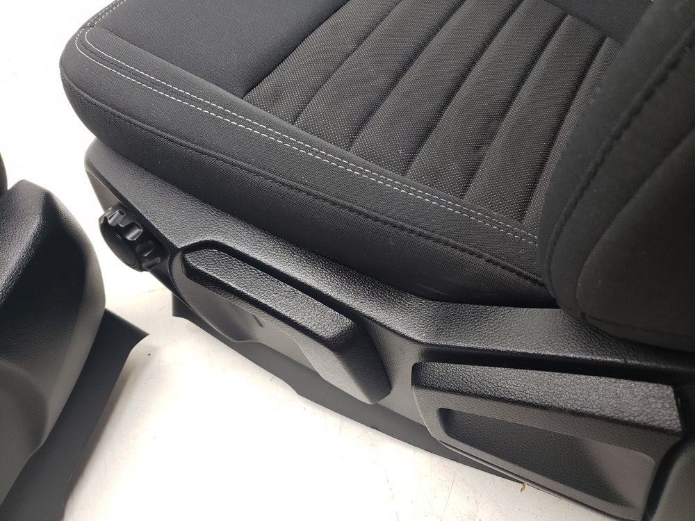 2019 - 2025 Ford Ranger Front Seats, Super Crew, Black Cloth XLT #1062 | Picture # 14 | OEM Seats