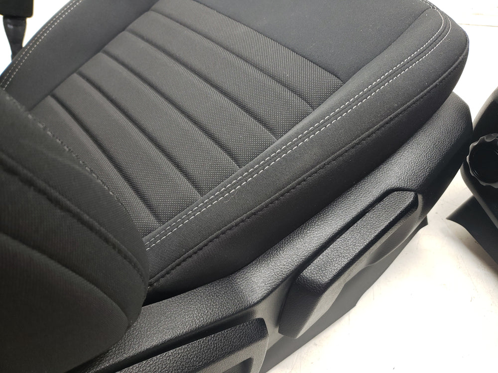 2019 - 2025 Ford Ranger Front Seats, Super Crew, Black Cloth XLT #1062 | Picture # 15 | OEM Seats