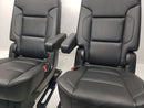 2015 - 2020 Chevy Tahoe GMC Yukon Second Row Bucket Seats, Black Leather #1063 | Picture # 12 | OEM Seats