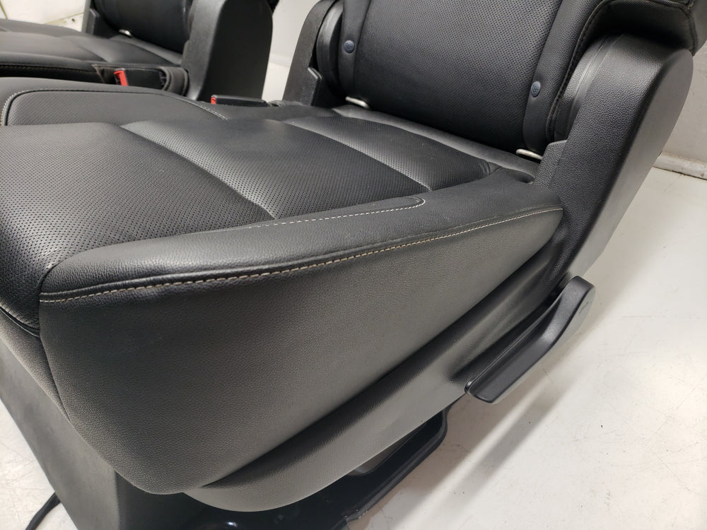 2015 - 2020 Chevy Tahoe GMC Yukon Second Row Bucket Seats, Black Leather #1063 | Picture # 7 | OEM Seats