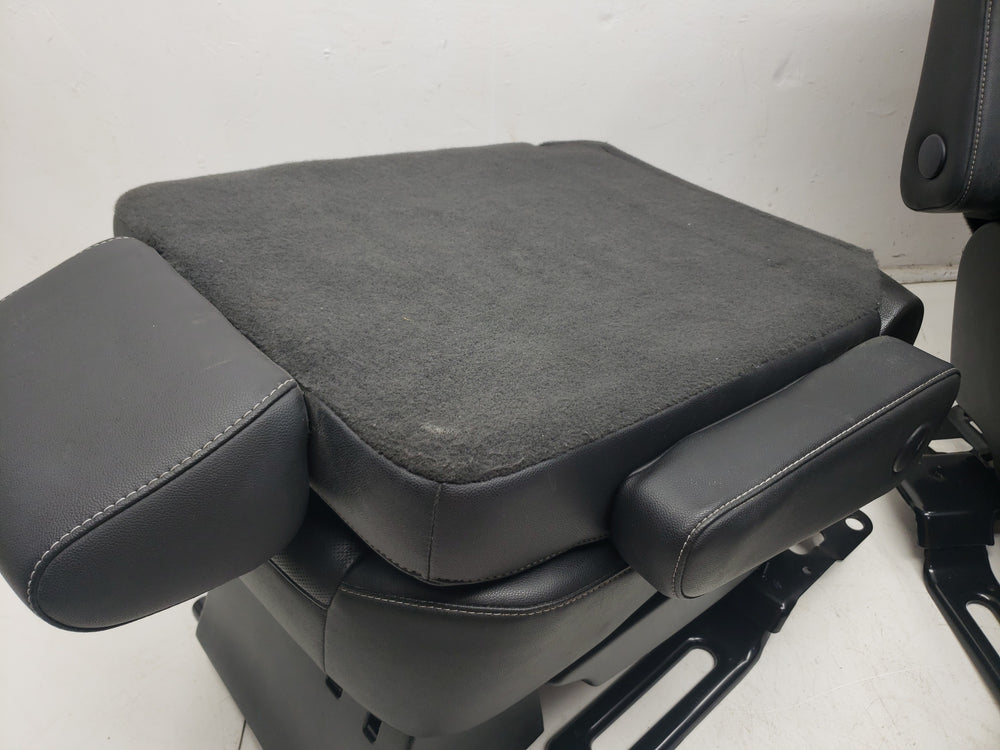 2015 - 2020 Chevy Tahoe GMC Yukon Second Row Bucket Seats, Black Leather #1063 | Picture # 8 | OEM Seats