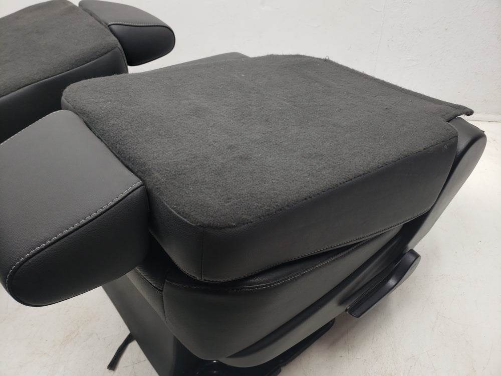 2015 - 2020 Chevy Tahoe GMC Yukon Second Row Bucket Seats, Black Leather #1063 | Picture # 11 | OEM Seats