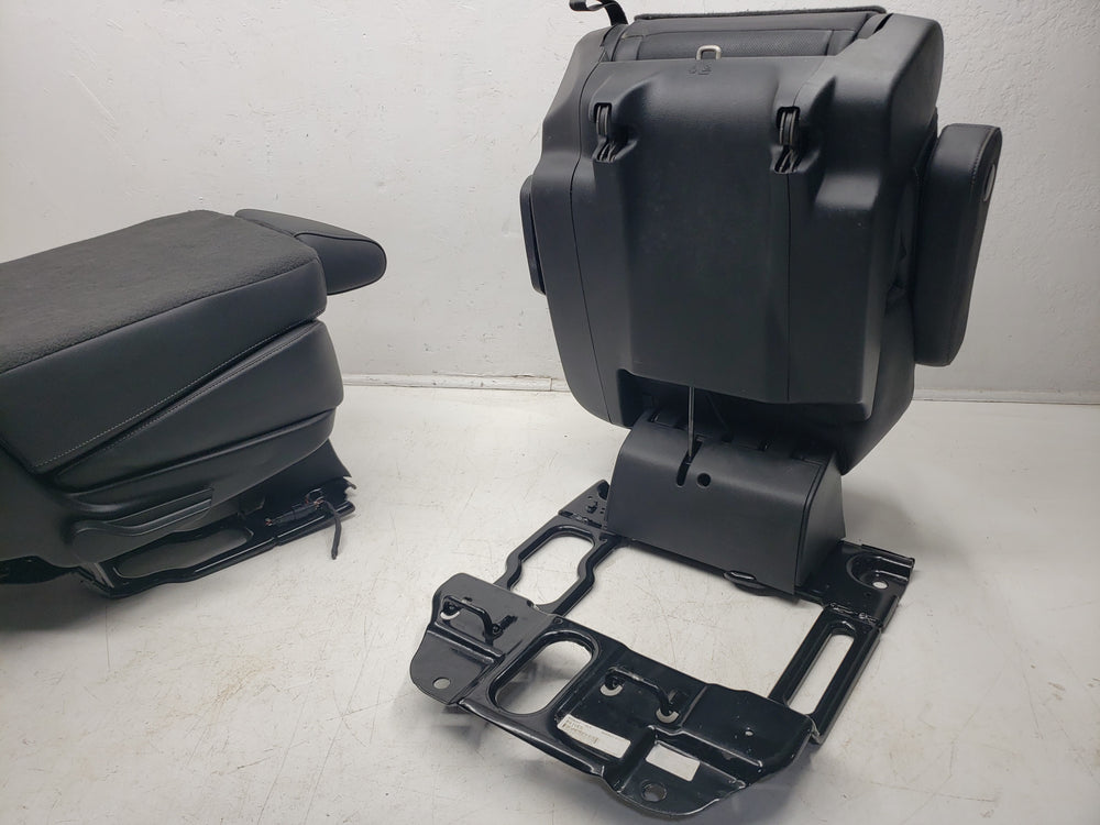 2015 - 2020 Chevy Tahoe GMC Yukon Second Row Bucket Seats, Black Leather #1063 | Picture # 12 | OEM Seats