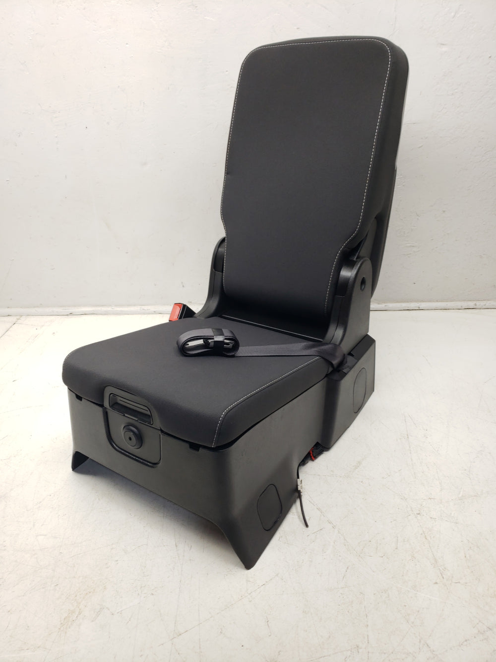 2014 - 2018 Chevy Silverado GMC Sierra Jump Seat, Black Cloth w/ Storage #1064 | Picture # 4 | OEM Seats