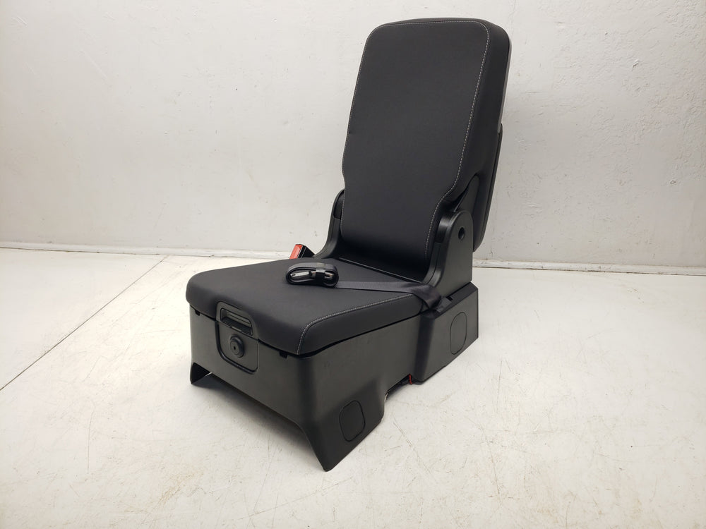 2014 - 2018 Chevy Silverado GMC Sierra Jump Seat, Black Cloth w/ Storage #1064 | Picture # 5 | OEM Seats