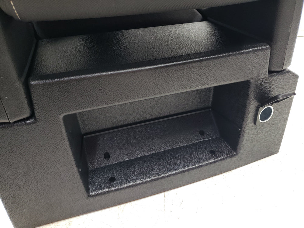 2014 - 2018 Chevy Silverado GMC Sierra Jump Seat, Black Cloth w/ Storage #1064 | Picture # 14 | OEM Seats